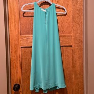 Loft Outlet Petite Teal Dress